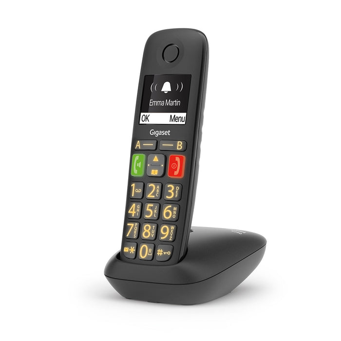 Gigaset Wireless Landine Phone E290 Black (S30852-H2901-D201) - 3
