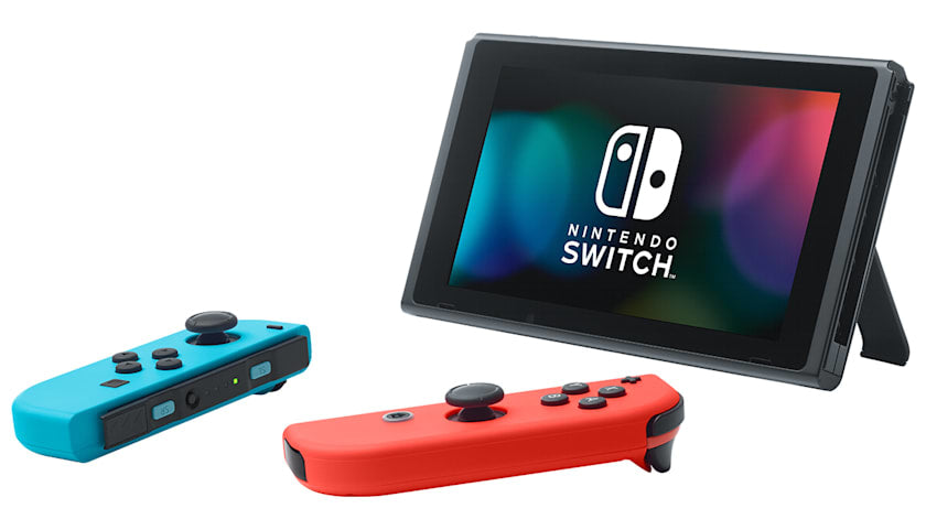 Nintendo Switch Console Blue/red With Switch Sports and Leg Strap - 4