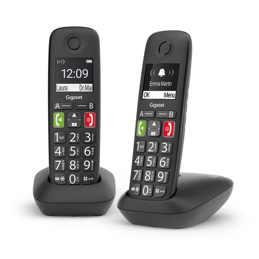 Gigaset Wireless Phone E290 Duo Black L36852-H2901-D201 - 2