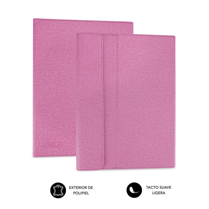 Subblim Universal Clever Stand Tablet Case 10.1" Pink Sub-Cut-1ct003 - 3