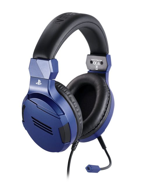 Nacon Bigben Gaming Headphones With Microphone Blue Ps4 V3 Ps4ofheadsetv3blue - 2
