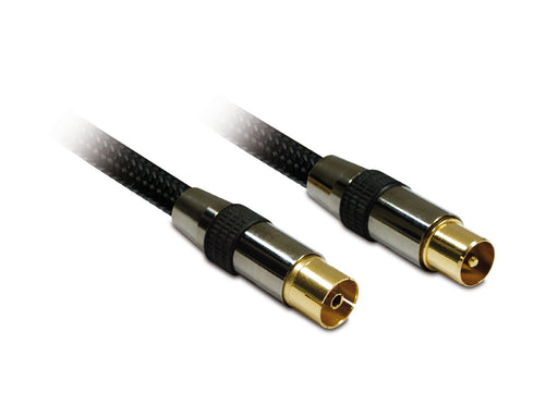 Metronic Coaxial Tv Cable Ø 9.52mm Premium Male/female 5m 419002 - 1