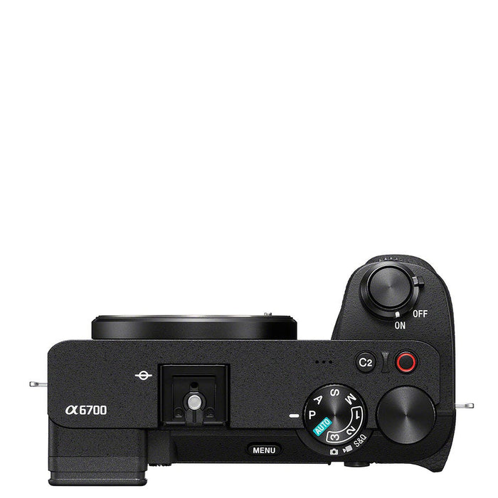 Sony A6700 Camera Body (ILCE-6700) + E PZ 18-105 F4 G OSS (SELP18105G)