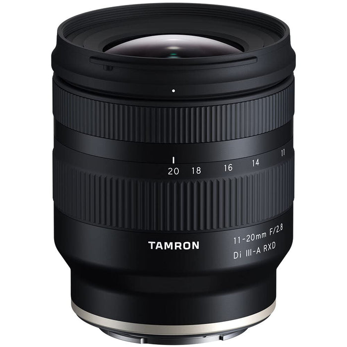 TAMRON 11-20MM F/2.8 DI III-A RXD for Sony E APS-C Mirrorless Cameras - Ultra Wide-Angle Zoom Lens (Black) - New