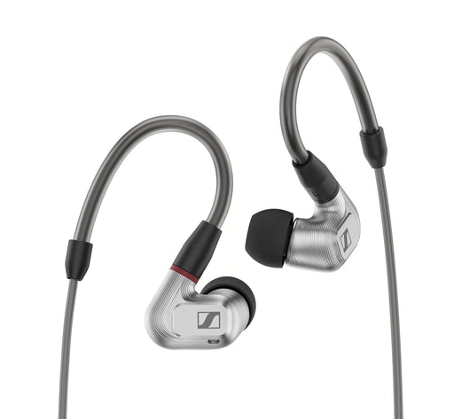 Sennheiser IE 900 Audiophile In-Ear Monitors - 7mm TrueResponse Transducer with X3R Technology, Detachable MMCX Cables, Balanced 2.5mm & 4.4mm (Silver) - New
