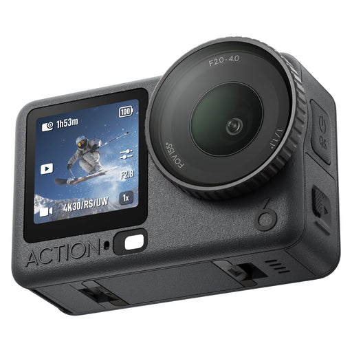 DJI Osmo Action 6 Standard Combo 8K Action Camera with 1/1.1" Sensor, Variable f/2.0-f/4.0 Aperture, 360° HorizonSteady, 20m Waterproof, 50GB Built-In Storage - New