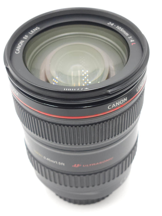 Canon EF 24-105mm f/4 L IS USM Standard Zoom Lens with Image Stabilizer for EOS SLR Cameras (Black) - New