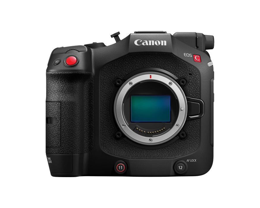 Canon EOS C80 6K Full-Frame Cinema Camera with RF Mount, Triple ISO 800/3200/12800, Dual Pixel CMOS AF II, 12G-SDI/HDMI Output (Black) - New