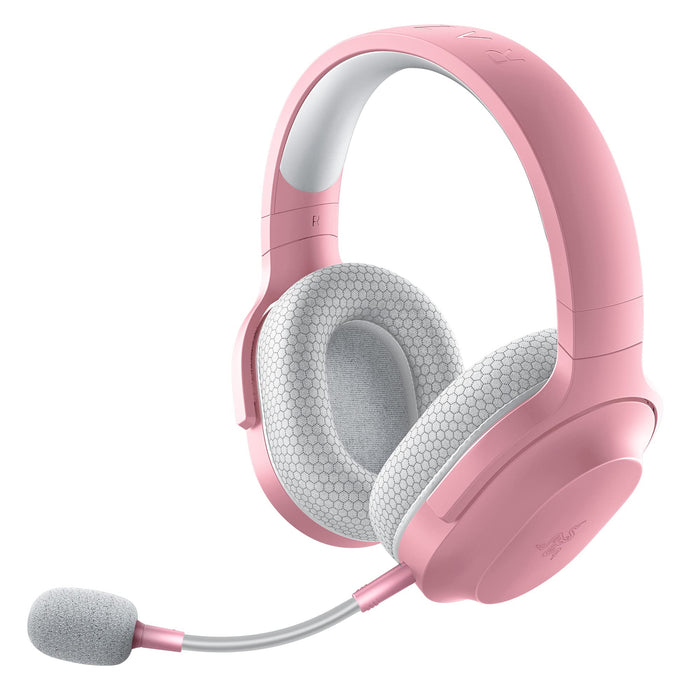 Razer Barracuda X Wireless Gaming Headset with 40mm Drivers, 50Hr Battery, Bluetooth & 2.4GHz, Multi-Platform (Quartz Pink) - New