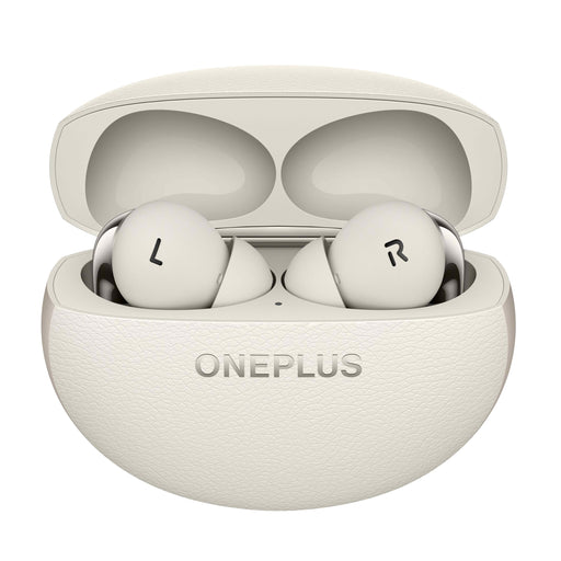 OnePlus Buds Pro 3 E512A True Wireless Bluetooth Earbuds with 50dB Active Noise Cancellation (Lunar Radiance) - New