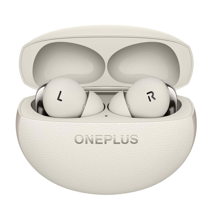 OnePlus Buds Pro 3 E512A True Wireless Bluetooth Earbuds with 50dB Active Noise Cancellation (Lunar Radiance) - New