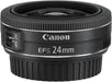 Canon EF-S 24mm f/2.8 STM Lens | Wide-Angle Prime for APS-C EOS DSLRs | 38mm Equivalent | STM Autofocus - New