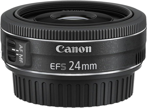 Canon EF-S 24mm f/2.8 STM Lens | Wide-Angle Prime for APS-C EOS DSLRs | 38mm Equivalent | STM Autofocus - New