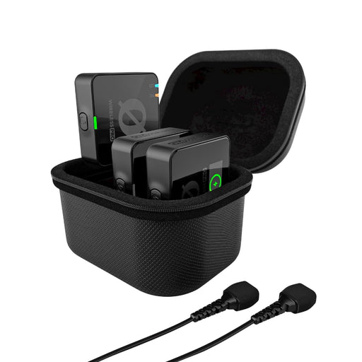 Rode Wireless PRO 2-Person Clip-On Wireless Microphone System with 32-bit Float Recording & Lavaliers (Black) - New