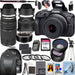Canon EOS R100 Mirrorless Camera Kit with RF-S 18-45mm f/4.5-6.3 IS STM and EF 75-300mm f/4-5.6 III Dual Lens Bundle, 24.1MP APS-C Sensor, 4K Video, DIGIC 8 Processor (Black) - New
