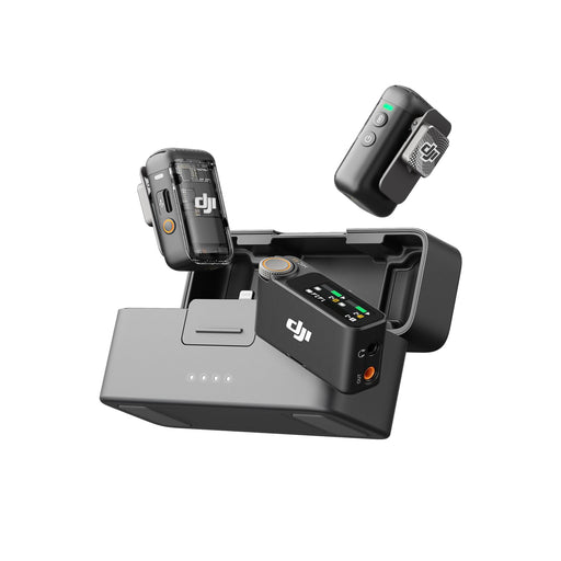 DJI Mic Mini 2 Wireless Microphone Kit (2TX+1RX) - Shadow Black - New - Image 1