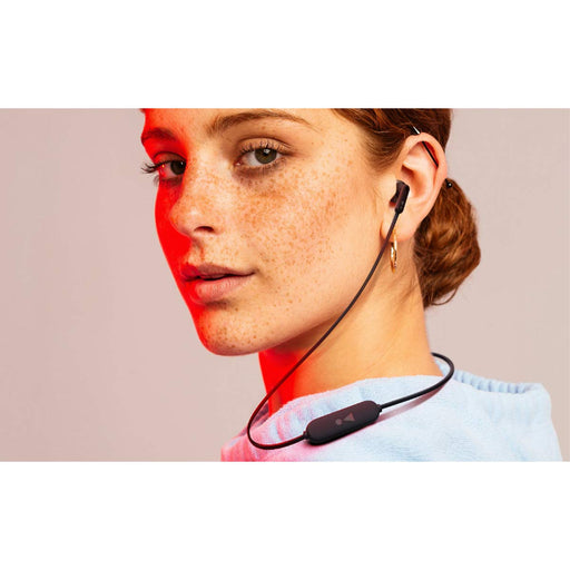 JBL Tune 215BT Wireless Bluetooth In-Ear Headphones with Microphone 16-Hour Battery Life Pure Bass Sound (Black) - New