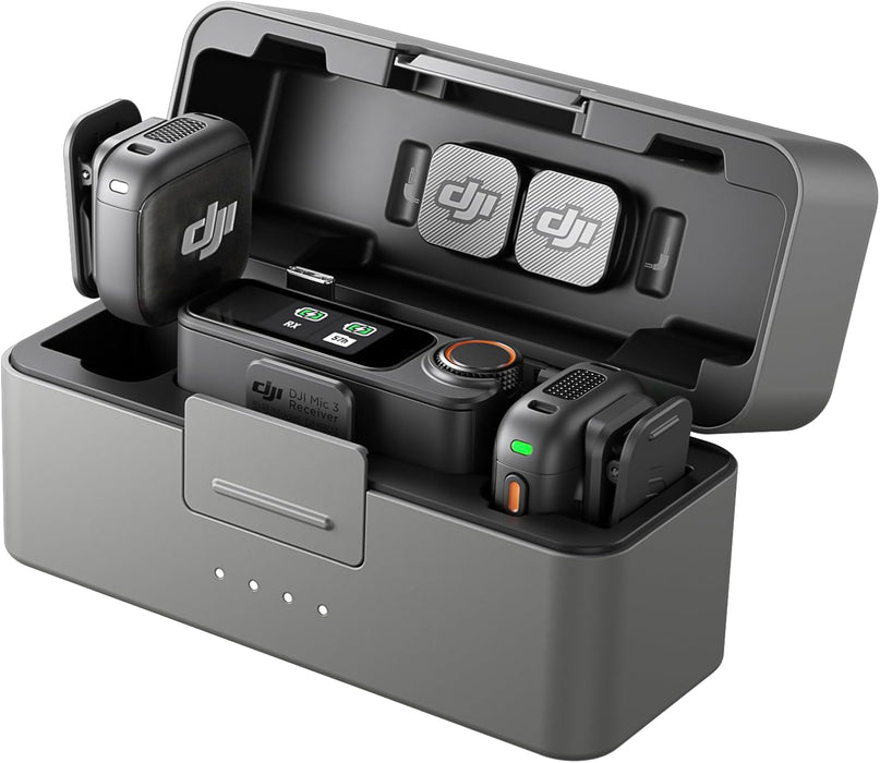 DJI Mic 3 Wireless Microphone Kit - Black - New - Image 1