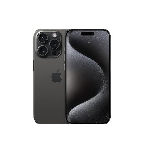 Apple iPhone 15 Pro A2848 512GB Black Titanium - Dual eSIM Unlocked Smartphone (Renewed) - Used (Like New)