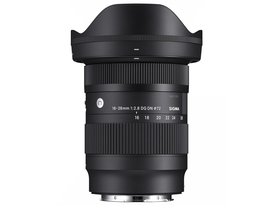 Sigma 16-28mm F/2.8 DG DN Contemporary Lens (Sony E) Full-Frame Wide Zoom Lens - Black - New