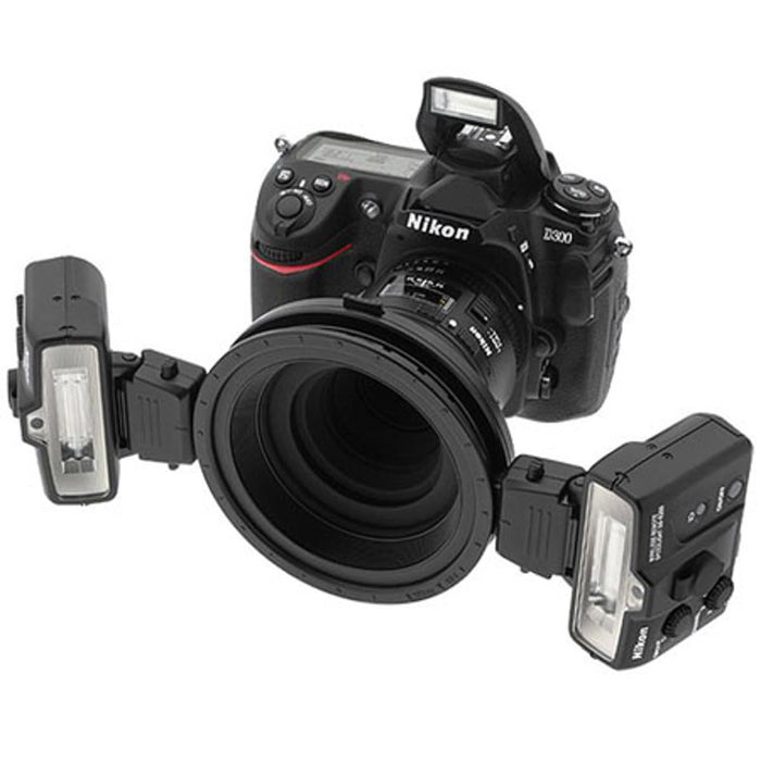 Nikon R1C1 Wireless Close-Up Speedlight System with Two SB-R200 Flashes for i-TTL SLR Cameras (Black) - New