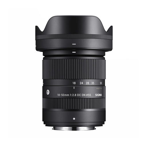 Sigma 18-50mm f/2.8 DC DN Contemporary Standard Zoom Lens for Fuji X-Mount APS-C Mirrorless Cameras (Black) - New