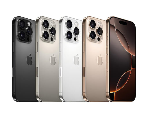 Apple iPhone 16 Pro A3083 Unlocked 5G Smartphone 256GB Storage Titanium Design ProMotion Display Action Button (White Titanium) - New