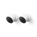 Google Nest Cam Outdoor or Indoor Battery 2nd Generation Wire-Free Security Camera 2-Pack (White) - New