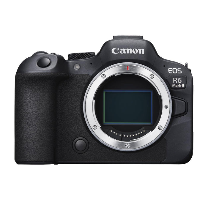 Canon EOS R6 Mark II Full-Frame Mirrorless Camera Body 24.2MP CMOS Sensor, DIGIC X Processor, 40fps Shooting, 4K 60fps Video (Black) - New
