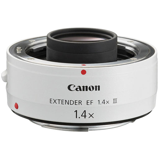 Canon EF 1.4X III Extender Telephoto Multiplier 1.4x Magnification for Super Telephoto EF Lenses (White) - New