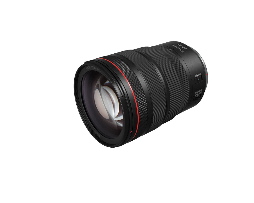 Canon RF 24-70mm f/2.8 L IS USM Standard Zoom Lens with 5-Stop Image Stabilization for EOS R Mirrorless Cameras (Black) - New