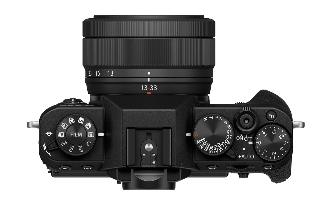 Fujifilm X-T30 III Mirrorless Camera Kit with XC 13-33mm f/3.5-6.3 OIS Lens, 20 Film Simulations, 6.2K Video, AI Autofocus (Black) - New