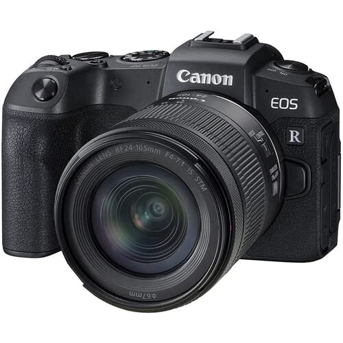 Canon EOS RP 26.2MP Full-Frame Mirrorless Camera with RF 24-105mm f/4-7.1 IS STM & RF 50mm f/1.8 STM Lenses Kit - New