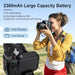 JYJZPB LP-E6P Rechargeable Lithium-Ion Camera Battery Pack 2300mAh for Canon EOS R5 Mark II R6 5D 6D 7D 60D 70D 80D 90D (Black) - New