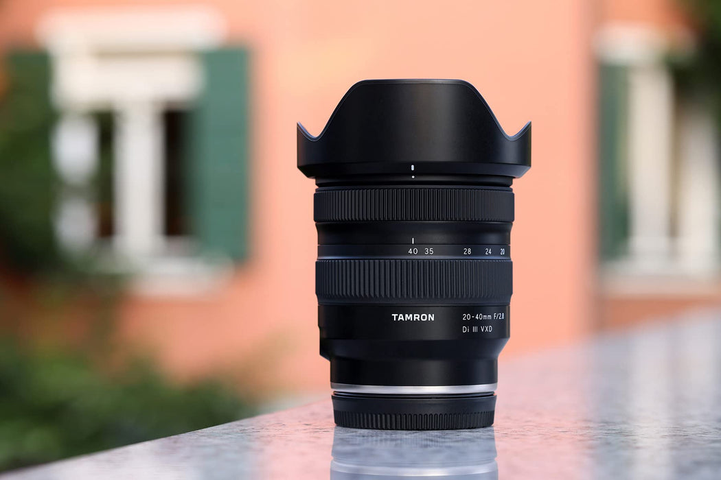 Tamron 20-40mm f/2.8 Di III VXD Lens for Sony E-Mount Full Frame Mirrorless Cameras | 67mm Filter | VXD Autofocus (Black) - New