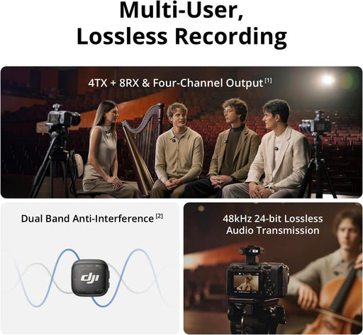 DJI Mic 3 Wireless Microphone Kit - Black - New - Image 2