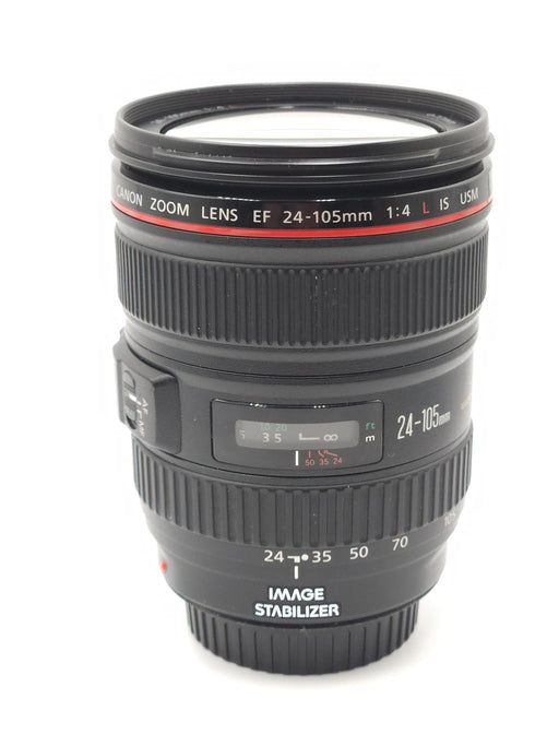 Canon EF 24-105mm f/4 L IS USM Standard Zoom Lens with Image Stabilization for EOS SLR Cameras (Black) - New