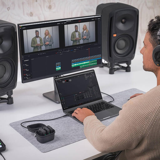 Rode Wireless PRO 2-Person Clip-On Wireless Microphone System with 32-bit Float Recording & Lavaliers (Black) - New