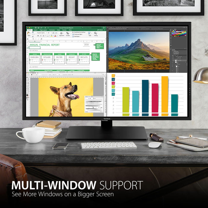 ViewSonic VX4381-4K 43" 4K UHD Monitor - Image 2