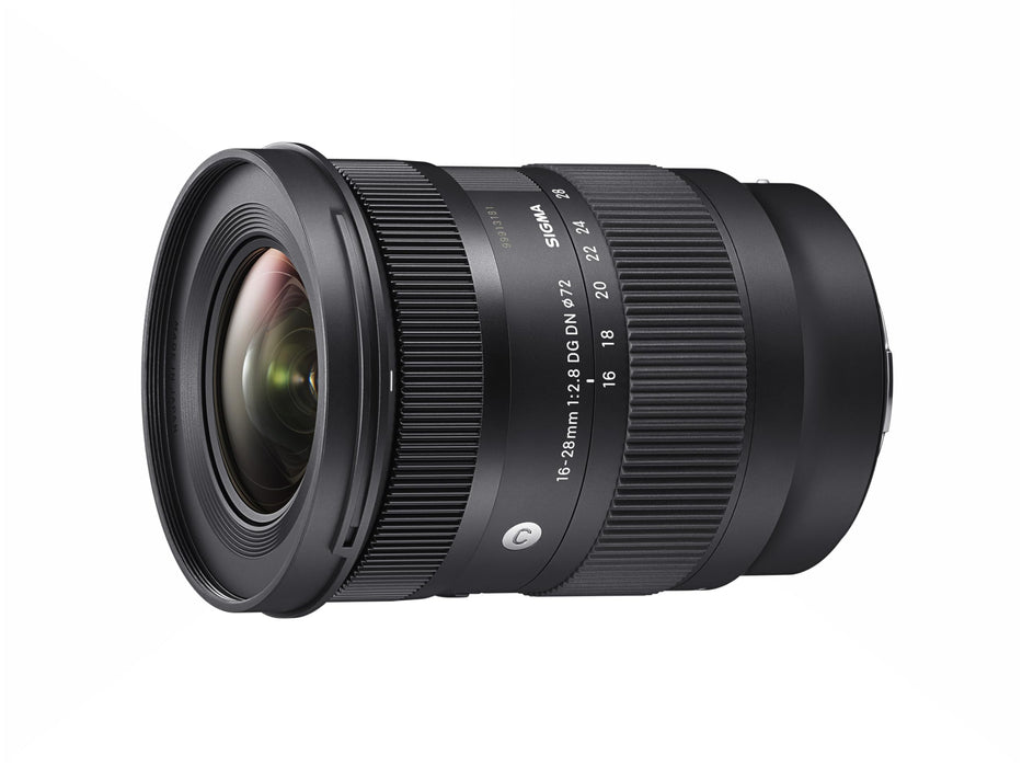 Sigma 16-28mm F/2.8 DG DN Contemporary Lens (Sony E) Full-Frame Wide Zoom Lens - Black - New