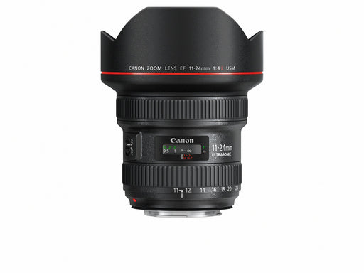 Canon EF 11-24mm f/4L USM Ultra-Wide Zoom Lens for EOS DSLR Cameras with Ring-Type Ultrasonic Motor (Black) - New