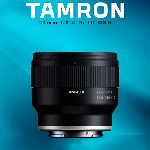 Tamron 24mm F/2.8 Di III OSD M1:2 Lens for Sony Full Frame/APS-C E-Mount Mirrorless Camera (Black) - New