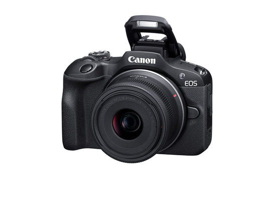 Canon EOS R100 Mirrorless Camera Kit with RF-S 18-45mm & 55-210mm Lenses, 24.1MP APS-C Sensor, Dual Pixel CMOS AF (Black) - New