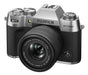 Fujifilm X-T50 Mirrorless Digital Camera XC15-45mmF3.5-5.6 OIS PZ Lens Kit - Silver - Used (Like New) - charcoal silver