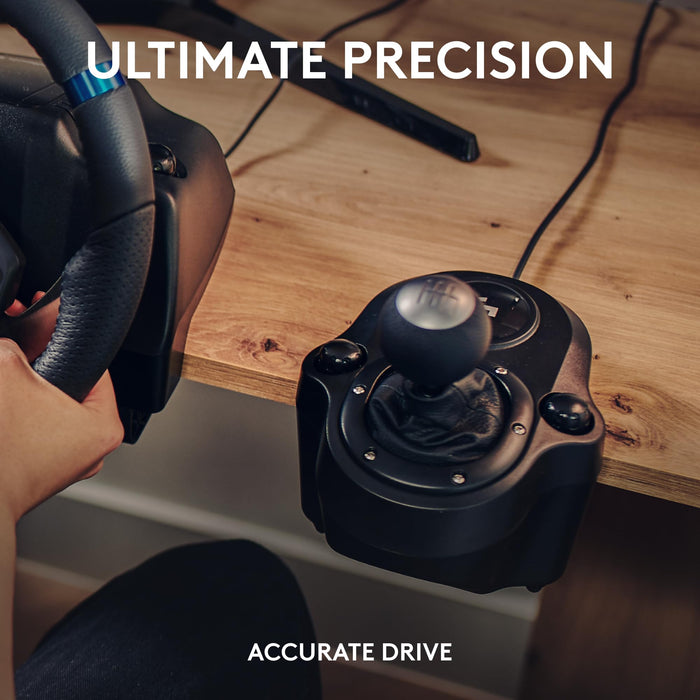 Logitech G Driving Force Shifter 941-000119 Six-Speed Manual Transmission for G29 & G920 Racing Wheels PC PlayStation Xbox (Graphite) - New