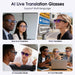 Amwentu A2 AI Smart Glasses with Voice Assistant, 4K 8MP Camera Recording, 144-Language Real-Time Translator, Bluetooth Audio, 10-Hour Battery, IP65 Sweat-Resistant (Lacquer Black) - New