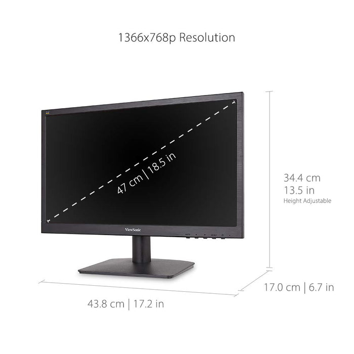 ViewSonic VA1903H 19" HD LED Monitor - Image 3