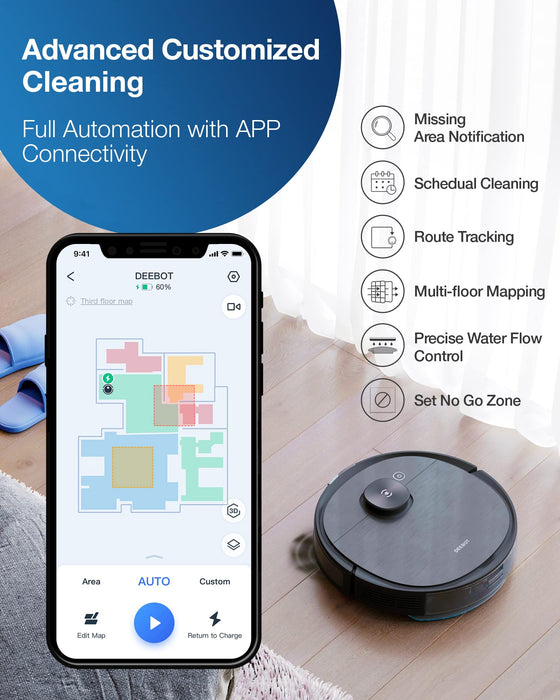 ECOVACS DEEBOT OZMO T8 AIVI Robot Vacuum Cleaner - Image 3
