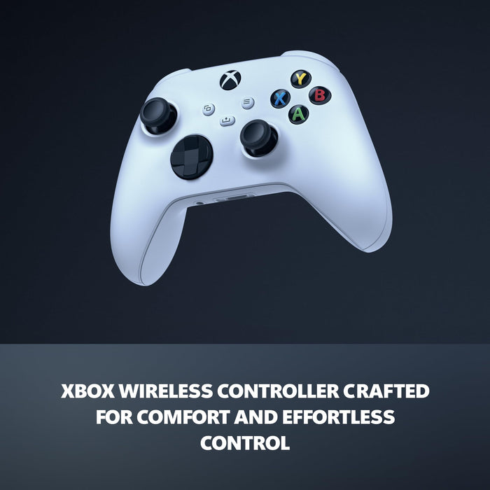 Microsoft Xbox Series S CRT2MSRRS00001RB Home Gaming Console 512GB Custom NVMe SSD, 8-Core Zen 2 CPU, 1440p Resolution (White) - New