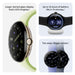 Google Pixel Watch 4 GA09958-US Smartwatch 41mm Actua 360 Display Dual-Frequency GPS Gemini AI WiFi (Matte Black Case, Obsidian Band) - New - matte black obsidian